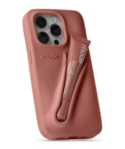 Rhode Summer Premium Silikon Lip Case Telefon Kılıfı - Kahverengi