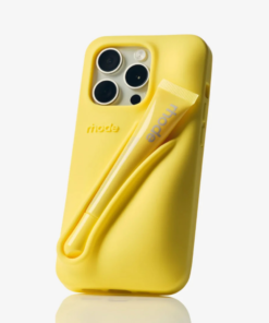 Rhode Summer Premium Silikon Lip Case Telefon Kılıfı - Sarı